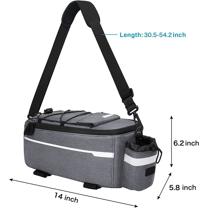 Bsci Manufacturer Bicycle Bag Outdoor Cycling Rear Seat Storage Ice Bag Waterproof Cycling Equipment Tool Bag