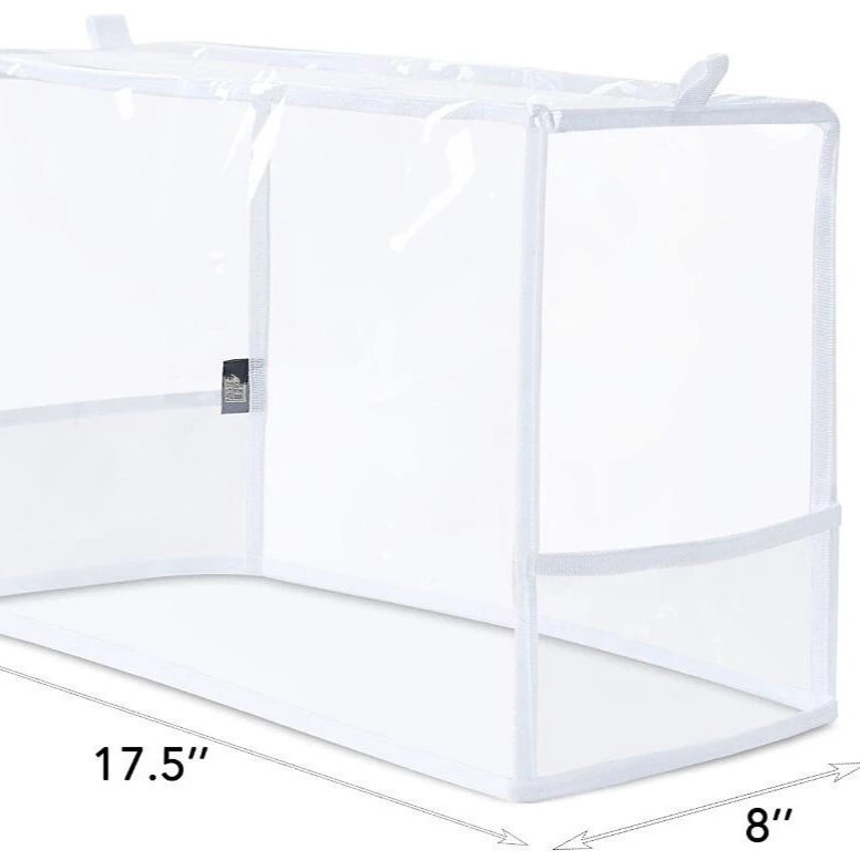 Sewing Machine Cover Transparent Pvc Waterproof Dustproof Cover Household Sewing Machine Protective Cover