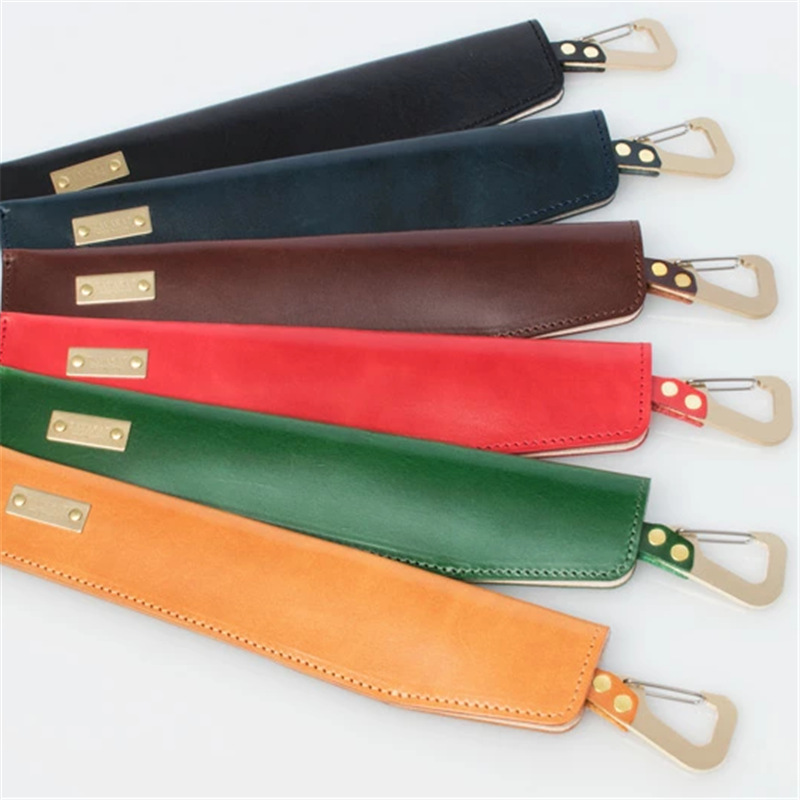 Japanese Fan Leather Protective Cover Dance Performance Fan Storage Cover Portable Ancient Fan Storage Protective Cover