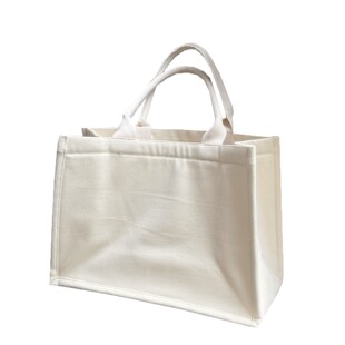 Chic Simple Off-White Tote Canvas Bag Hand-Painted DIY Storage Bag Commuter Women's Bag Single Shoulder Eco-Friendly Shopping Bag