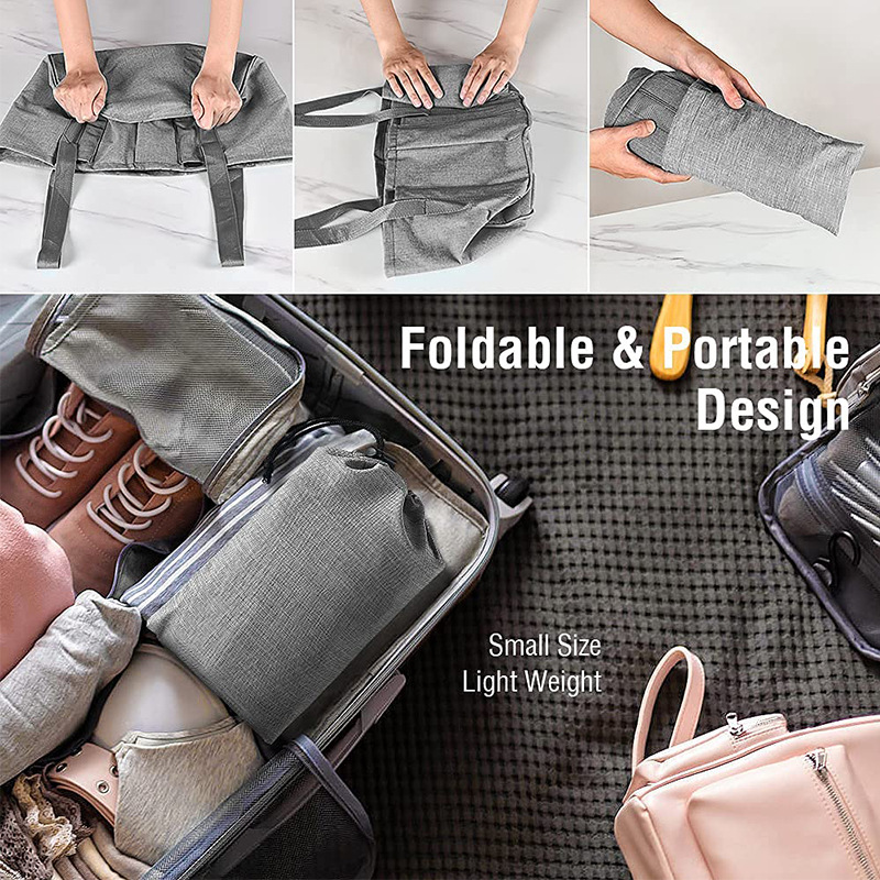 Foldable Foot Bath Bag with Fixed Stick, Portable Home Foot Spa Tool, Foot Basin for Outdoor Camping and Vegetable Washing