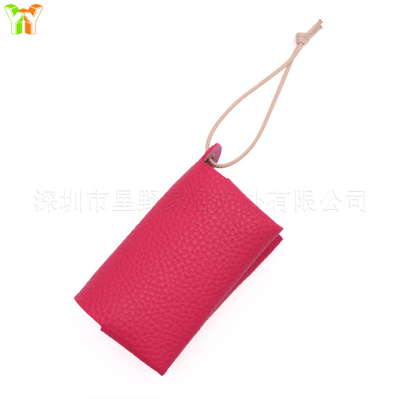 Japanese-Style Portable Mini Tissue Box Fashion Soft Case Car Key Protective Cover Student Alcohol Disinfectant Wipes Box