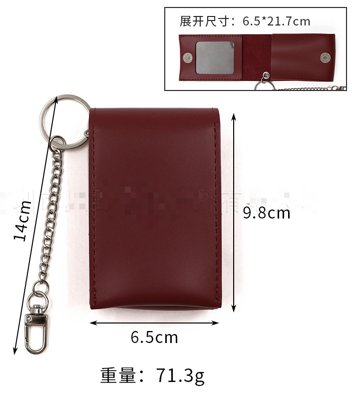 Ready-Made Lipstick Storage Bag with Mirror for Girls to Go Shopping, Convenient Portable Lipstick Makeup Bag, Fashionable Lipstick Set