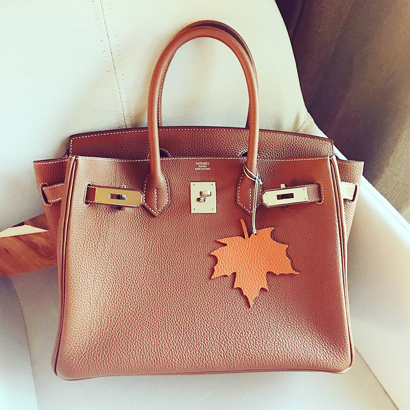 Autumn Maple Leaf Bag Pendant Pu Leather Leaf Bookmark Car Accessories Pendant Keychain Accessories Creative Coaster