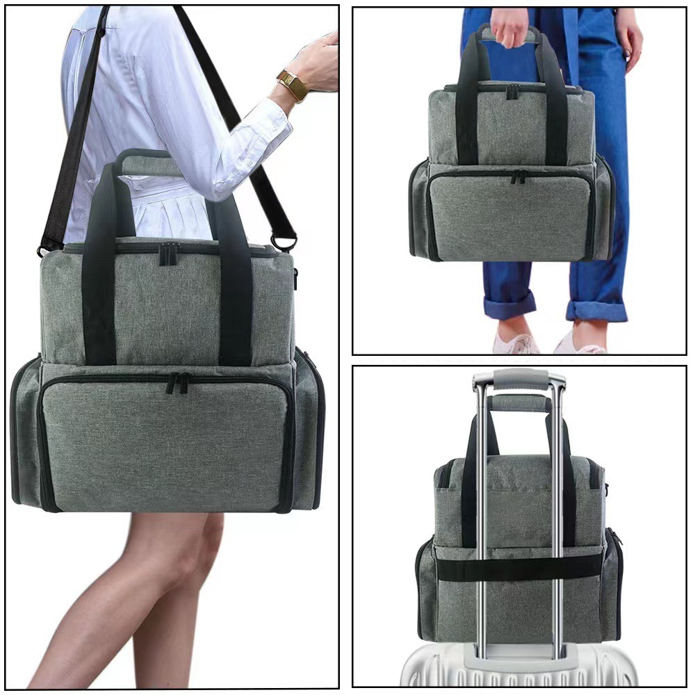 Cross-Border Large-Capacity Nail Polish Storage Box Cosmetics Storage Bag Removable Bag Makeup Storage Bag Manufacturer