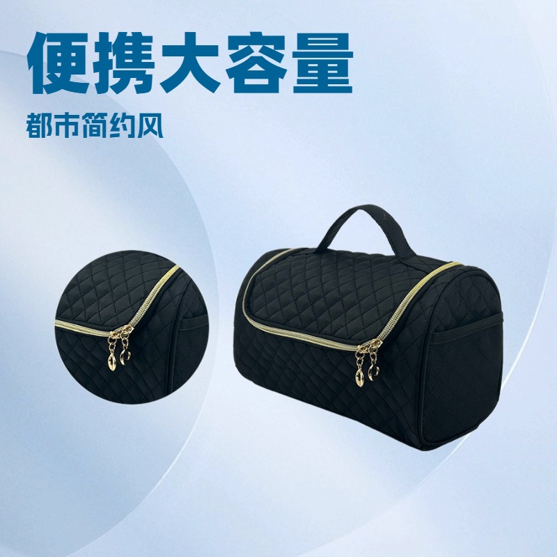 Portable Large-Capacity Cosmetic Bag Internet Celebrity Ins High-Looking Handbag Travel Portable Storage Bag Makeup Artist Bag