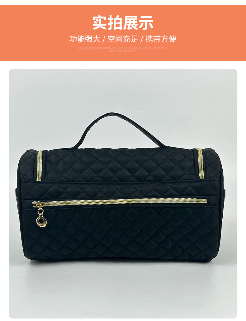 Portable Large-Capacity Cosmetic Bag Internet Celebrity Ins High-Looking Handbag Travel Portable Storage Bag Makeup Artist Bag