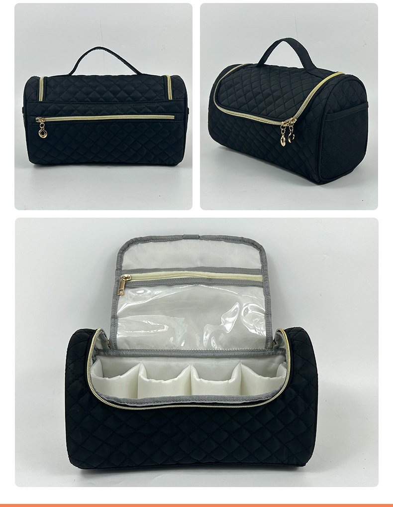 Portable Large-Capacity Cosmetic Bag Internet Celebrity Ins High-Looking Handbag Travel Portable Storage Bag Makeup Artist Bag