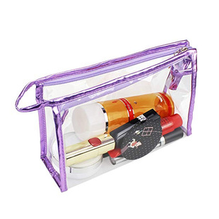Transparent Pvc Cosmetic Bag, Travel Portable Large-Capacity Cosmetic Bag, New Edge-Wrapped Toiletry Bag, Miscellaneous Bag