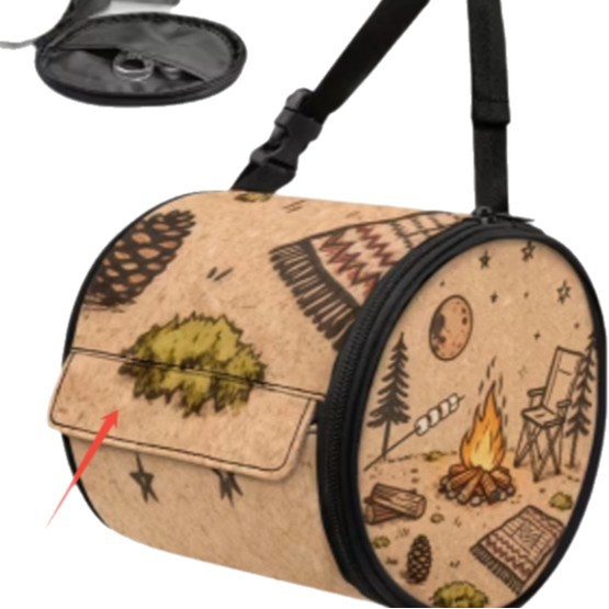 Waterproof Oxford Cloth Roll Paper Bag Adjustable Hanging Toilet Paper Bag Kitchen Paper Towel Storage Bag