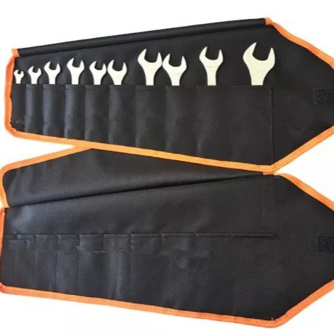 Cross-Border Factory Wholesale Oxford Cloth Wrench Tool Bag Foldable Hardware Tool Storage Tool Bag