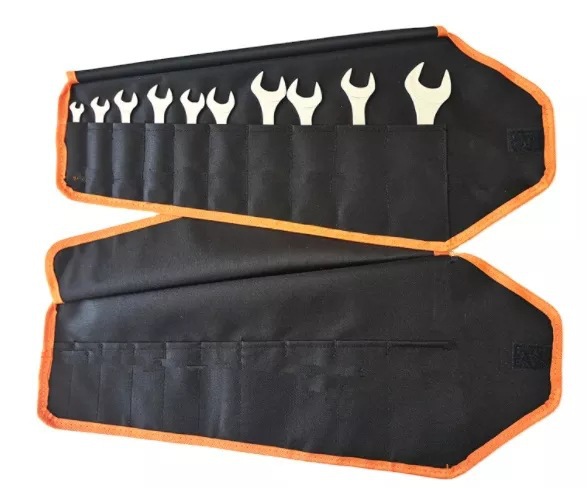Cross-Border Factory Wholesale Oxford Cloth Wrench Tool Bag Foldable Hardware Tool Storage Tool Bag