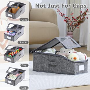 Hat Storage Box Cross-Border Baseball Hat Storage Box Sundry Storage Organization Storage Bag