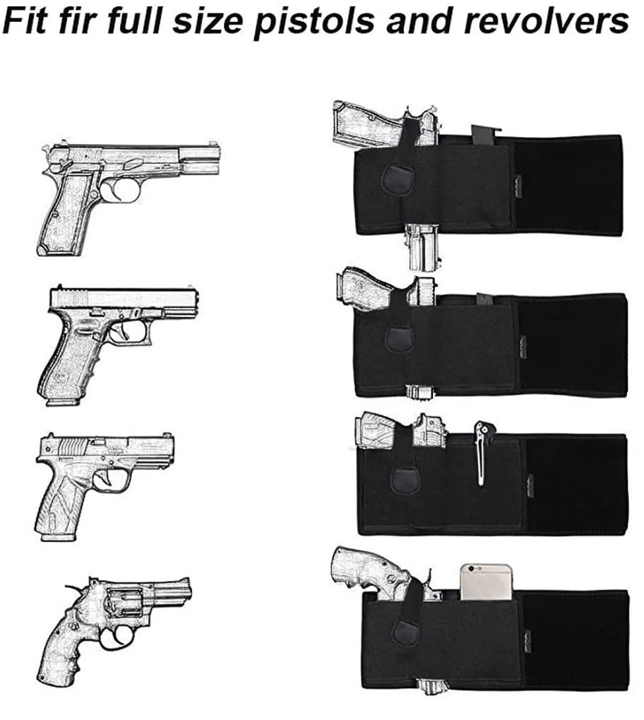Amazon's Best-Selling Diving Material Breathable Tactical Belt Outdoor Invisible Waist Gun Holster Waist Holster
