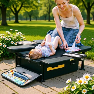Amazon's Best-Selling Printed Diaper Bag Baby Hanging Bag Diaper Bag Multifunctional Travel Storage Bag Storage Waterproof