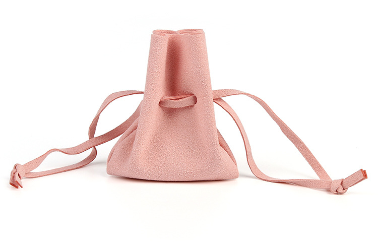 High-End Microfiber Single-Layer Jewelry Bag, Jewelry Pull-Out Storage Bag, Necklace Earrings Velvet Storage Bag