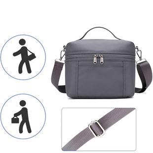 Cross-Border New Thickened Diagonal Lunch Box Bag Outdoor Picnic Insulation Bag Portable Portable Shoulder Fresh-Keeping Ice Bag Insulation