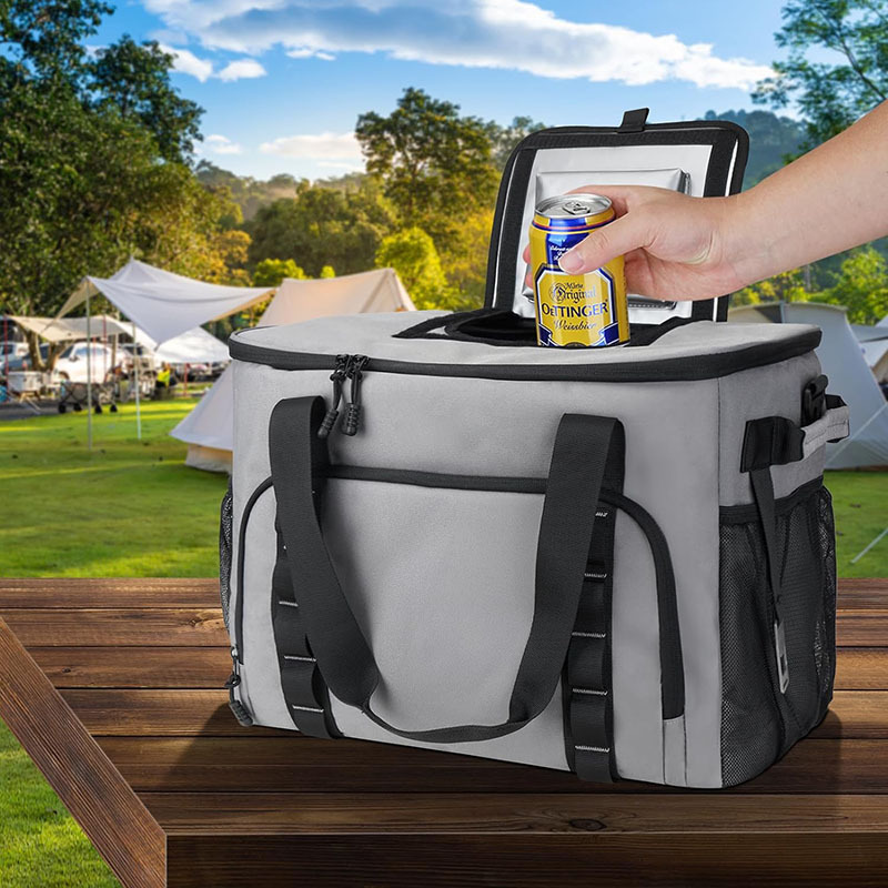 Amazon Peva Bag Outdoor Large-Capacity Food Preservation and Refrigeration Picnic Bag Portable Ice Bag Thermal Bag Refrigeration Bag