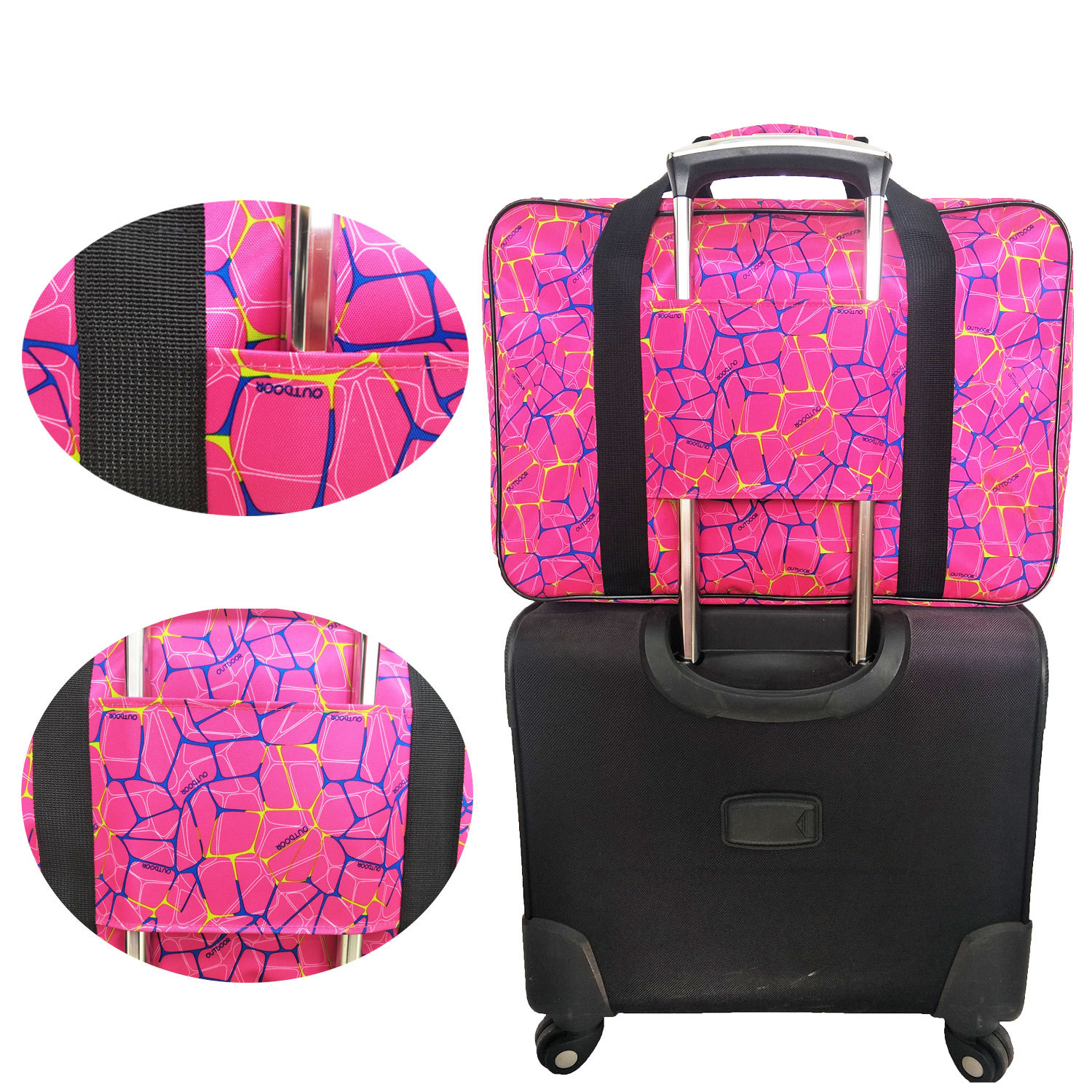 Amazon Outdoor Luggage Multi-Functional Travel Bag Large Capacity Women's Trendy Sports Fitness Bag Home Sewing Machine Bag
