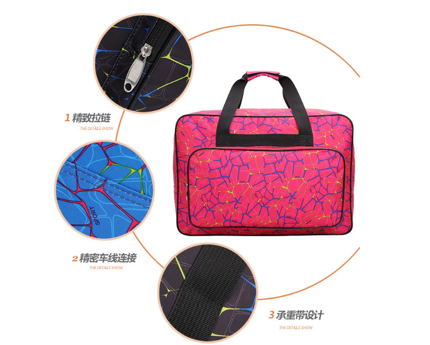 Amazon Outdoor Luggage Multi-Functional Travel Bag Large Capacity Women's Trendy Sports Fitness Bag Home Sewing Machine Bag