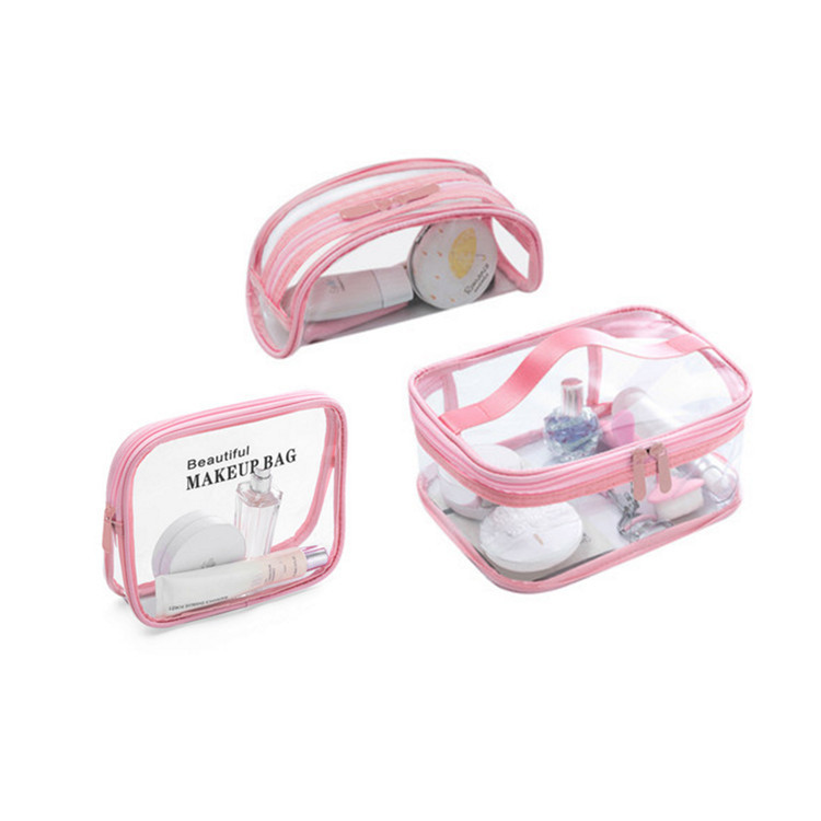 Spot Ins Style Cosmetic Bag Portable Korean Simple Large Capacity Transparent Waterproof Cosmetic Bag