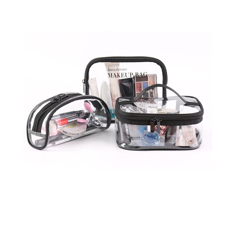 Spot Ins Style Cosmetic Bag Portable Korean Simple Large Capacity Transparent Waterproof Cosmetic Bag