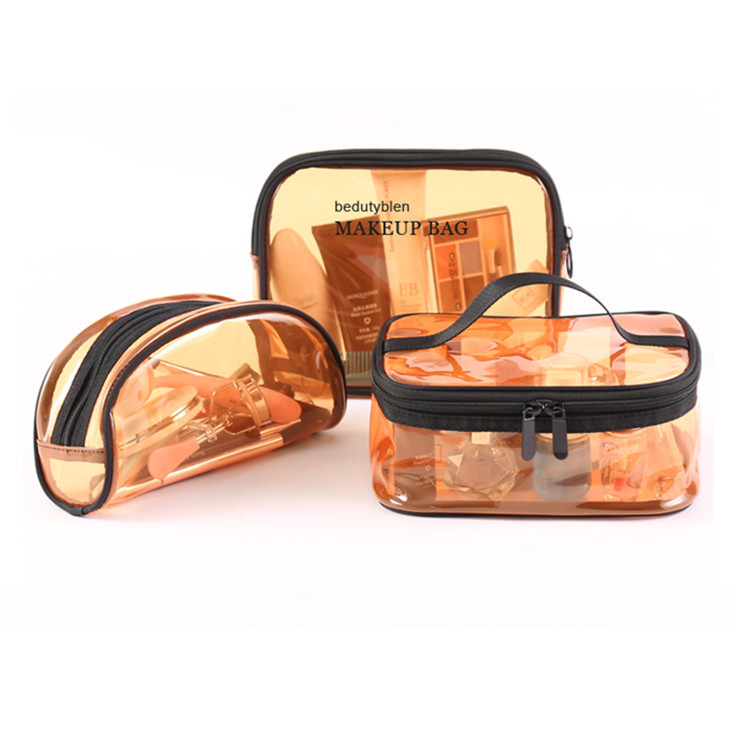 Spot Ins Style Cosmetic Bag Portable Korean Simple Large Capacity Transparent Waterproof Cosmetic Bag