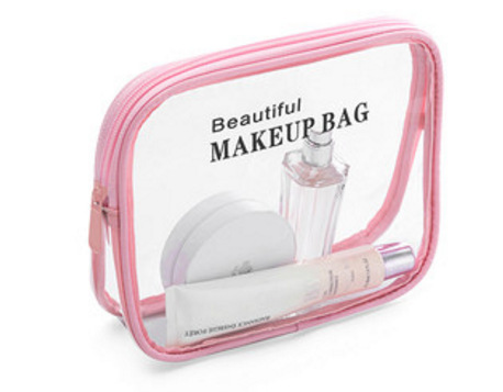 Spot Ins Style Cosmetic Bag Portable Korean Simple Large Capacity Transparent Waterproof Cosmetic Bag