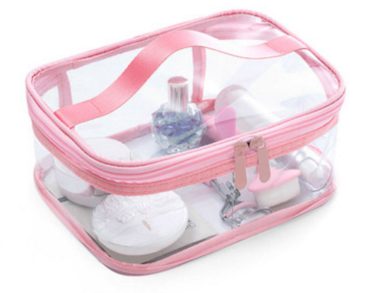 Spot Ins Style Cosmetic Bag Portable Korean Simple Large Capacity Transparent Waterproof Cosmetic Bag