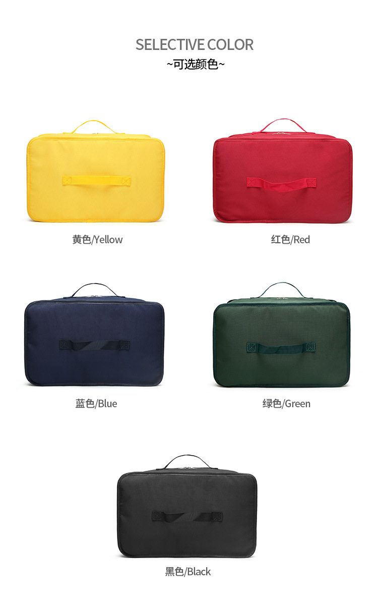 Multifunctional Portable Folding Wardrobe Bag, Three-Layer Multi-Layer Travel Storage Bag, Large-Capacity Travel Suitcase Clothing Storage Bag