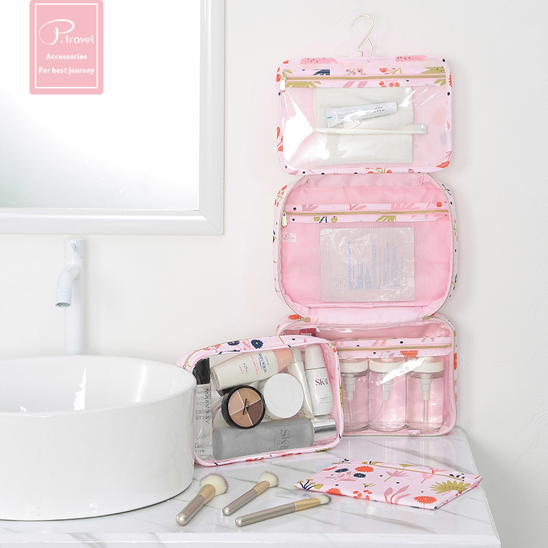 Amazon's Best-Selling Large-Capacity Dry and Wet Separation Waterproof Storage Cosmetic Bag Two-In-One Cosmetic Toiletry Bag in Stock