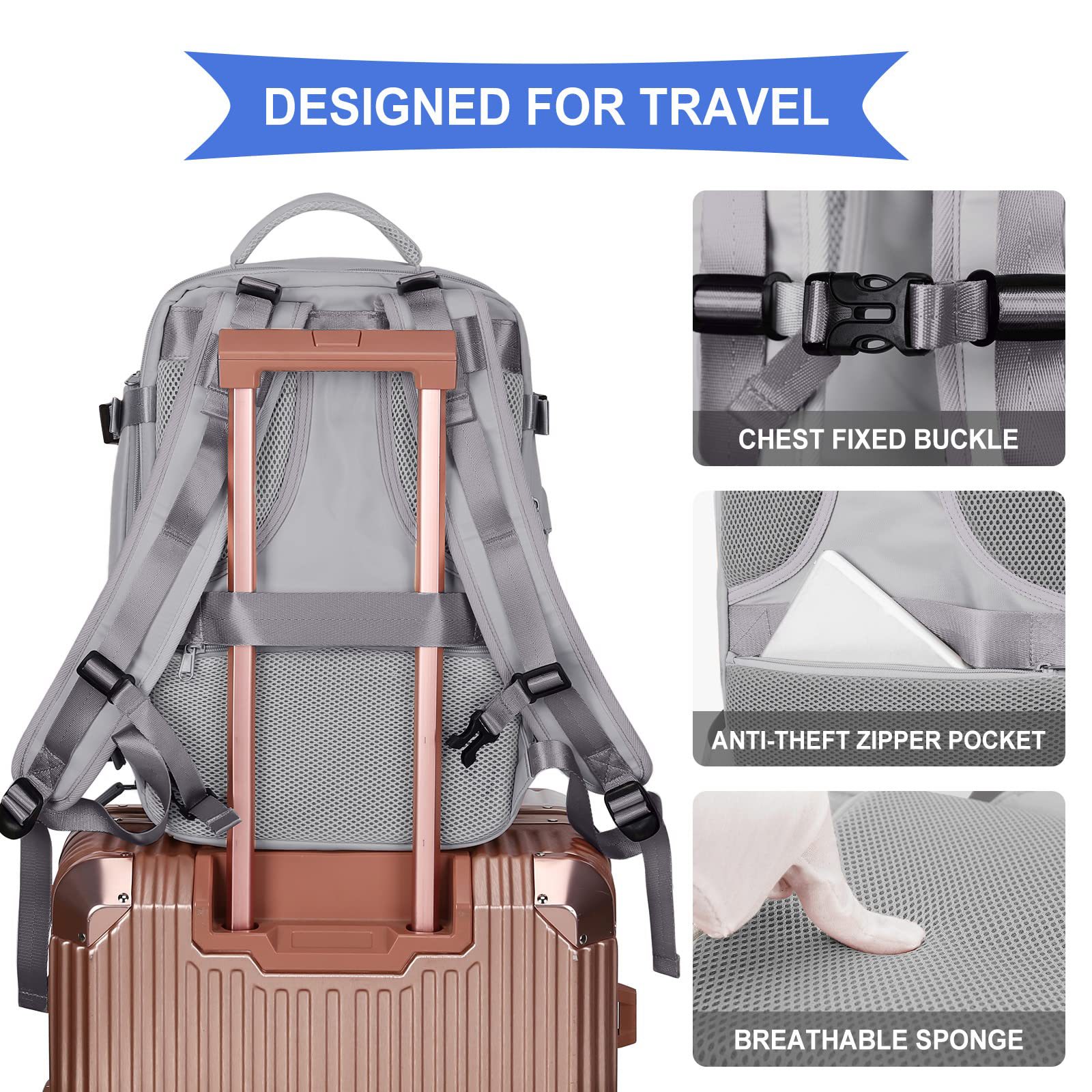 Cross-Border Travel Large-Capacity Multi-Functional Backpack Dry and Wet Separation Travel Luggage Backpack Computer Bag Can Be Ordered