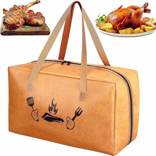 Amazon Dupont Paper Bbq Insulated Bag Aluminum Film Waterproof and Oil-Proof Bbq Bbq Insulated Bag Picnic Refrigerated Ice Bag
