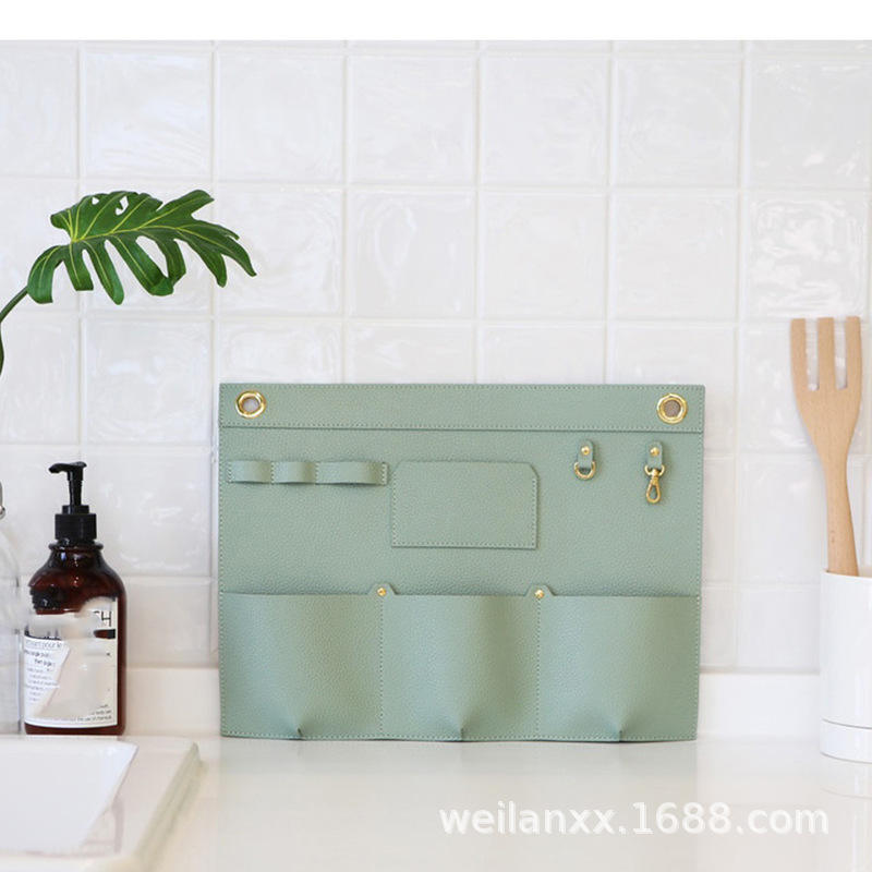 Simple Korean Wall Hanging Bag, High-Looking Wall Storage Bag, Student Dormitory Sundry Hanging Bag, Cosmetics Organization and Storage