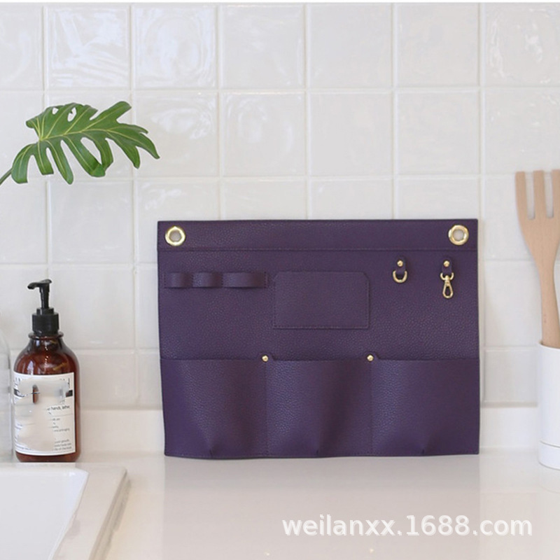 Simple Korean Wall Hanging Bag, High-Looking Wall Storage Bag, Student Dormitory Sundry Hanging Bag, Cosmetics Organization and Storage