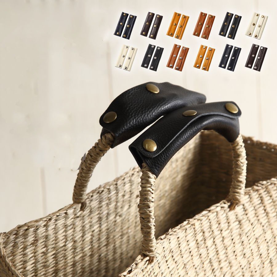 Simple Leather Bag Handle in Stock, Anti-Strangle Leather Handle for Bags, Detachable Bag Accessories Leather Handle