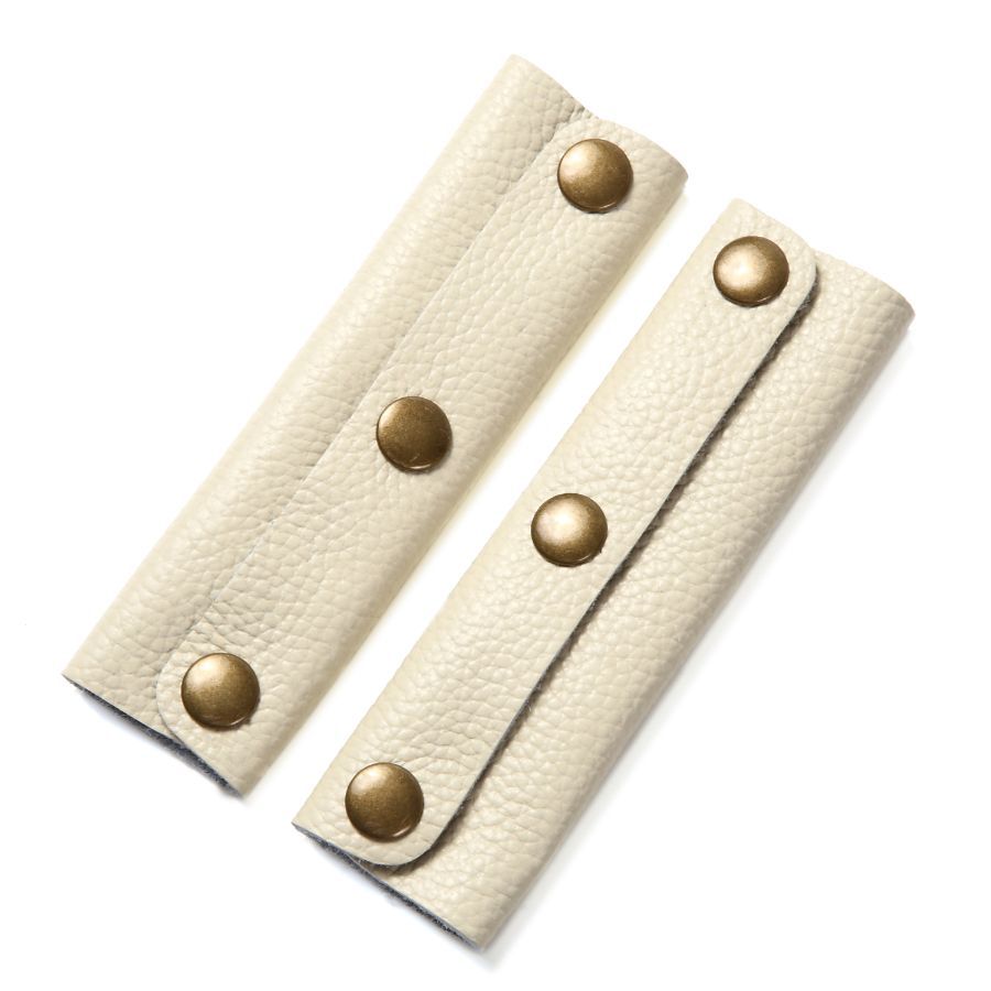 Simple Leather Bag Handle in Stock, Anti-Strangle Leather Handle for Bags, Detachable Bag Accessories Leather Handle