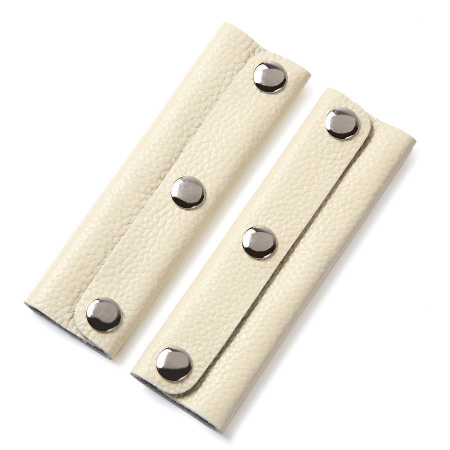 Simple Leather Bag Handle in Stock, Anti-Strangle Leather Handle for Bags, Detachable Bag Accessories Leather Handle