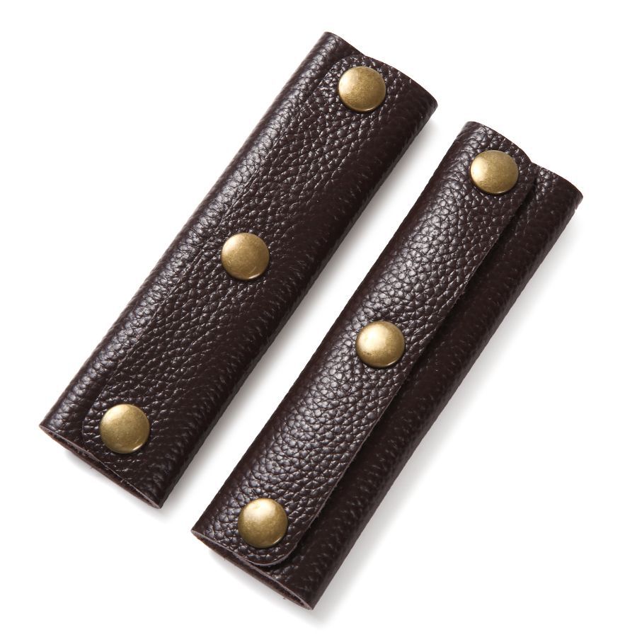 Simple Leather Bag Handle in Stock, Anti-Strangle Leather Handle for Bags, Detachable Bag Accessories Leather Handle