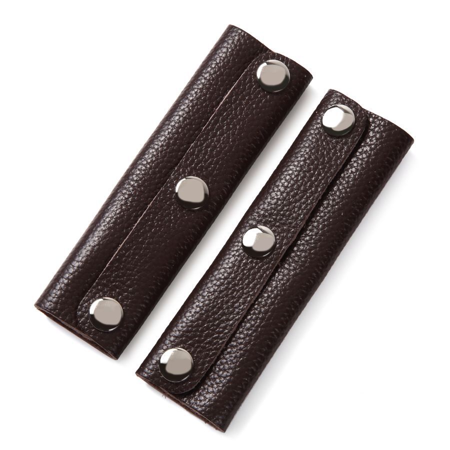 Simple Leather Bag Handle in Stock, Anti-Strangle Leather Handle for Bags, Detachable Bag Accessories Leather Handle
