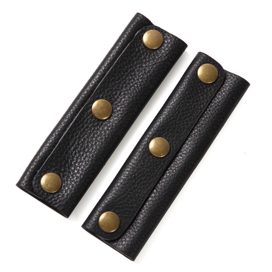 Simple Leather Bag Handle in Stock, Anti-Strangle Leather Handle for Bags, Detachable Bag Accessories Leather Handle