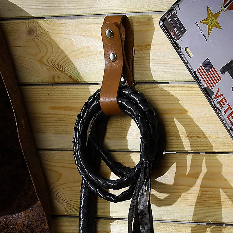 European and American Cross-Border Horsewhip Storage Buckle Outdoor Horsewhip Waist Buckle Adjustable Horsewhip Binding Belt Horsewhip Rack
