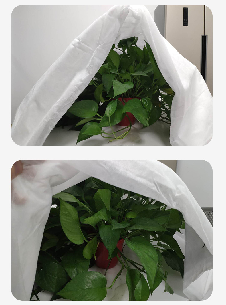 Cross-Border Amazon Agricultural Gardening Non-Woven Plant Cover Plant Winter Anti-Freeze and Cold-Proof Warm Covering Cloth Wholesale