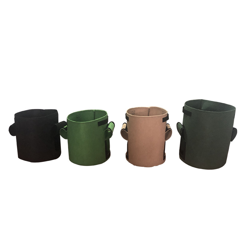 Ebay Amazon Double-Port Potato Bag Potato Tomato Double Flip-Top Planting Bag Double-Door Potato Bag