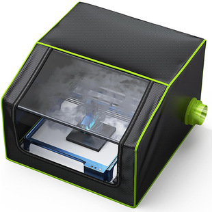 Laser Engraving Machine Dustproof Box with Ventilation Fireproof Protective Cover Visible Window Laser Engraving Odorproof Soundproof Box