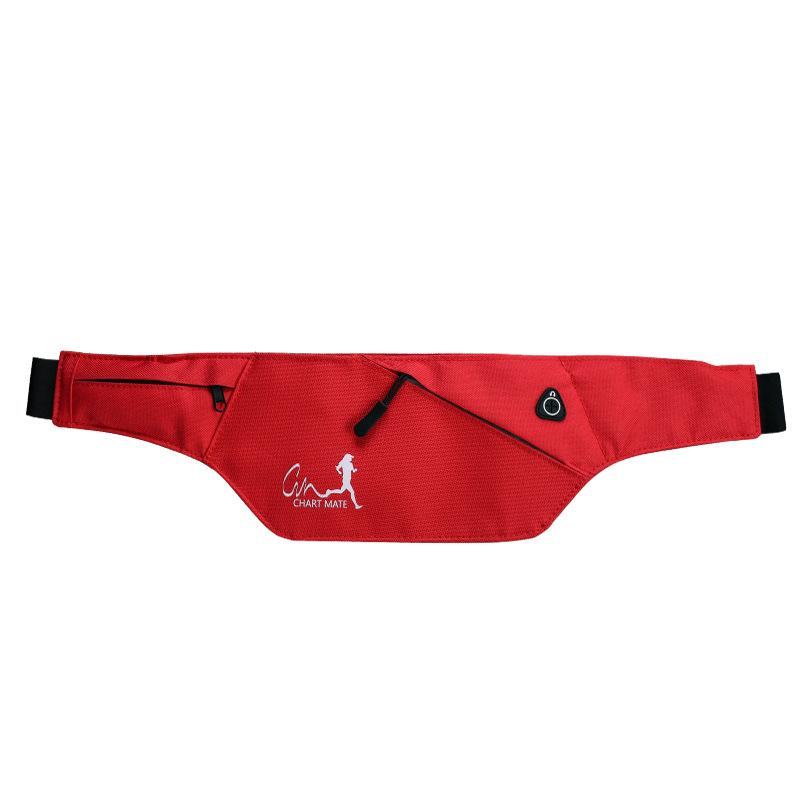 Unisex Running Thin Sports Waist Bag Outdoor Breathable Hidden Water Bottle Compartment Mobile Phone Waist Bag Fitness Waist Bag