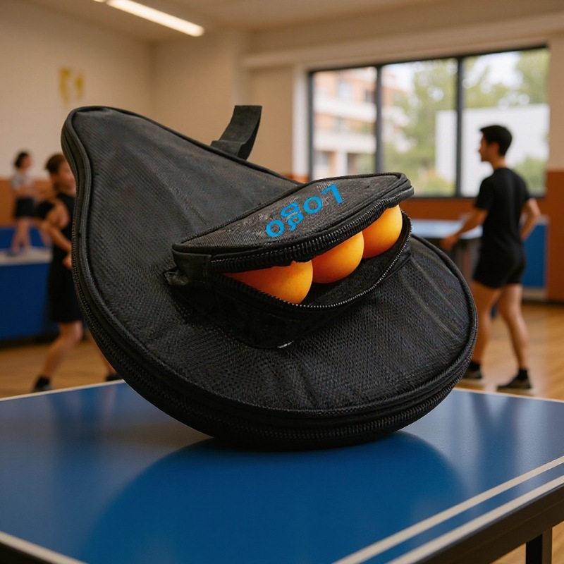 Factory Table Tennis Racket Cover, Gourd-Shaped Racket Cover, Racket Bag Can Hold 3 Racket Covers, Special Ball Bag