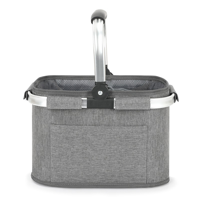 Cross-Border Hot Selling Foldable Insulated Portable Picnic Bag Outdoor Camping Picnic Portable Lunch Basket Insulated Bag