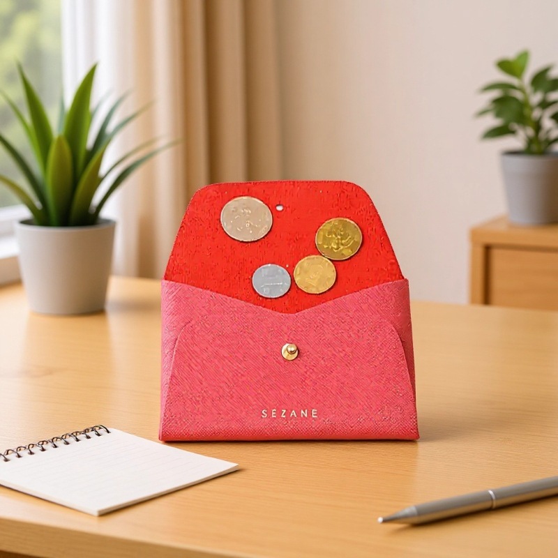 Passport Holder, Id Card and Bank Card Cosmetics Bag, Women's Travel Flap Pocket Pants Buckle, Small Pu Leather Coin Purse