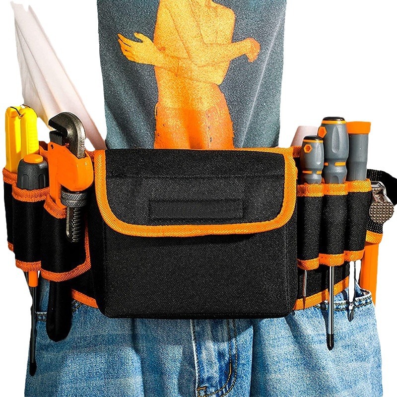 Manufacturer's High-Voltage Electric Work Tool Storage Waist Bag Oxford Cloth Tool Bag Garden Pruning Tool Bag